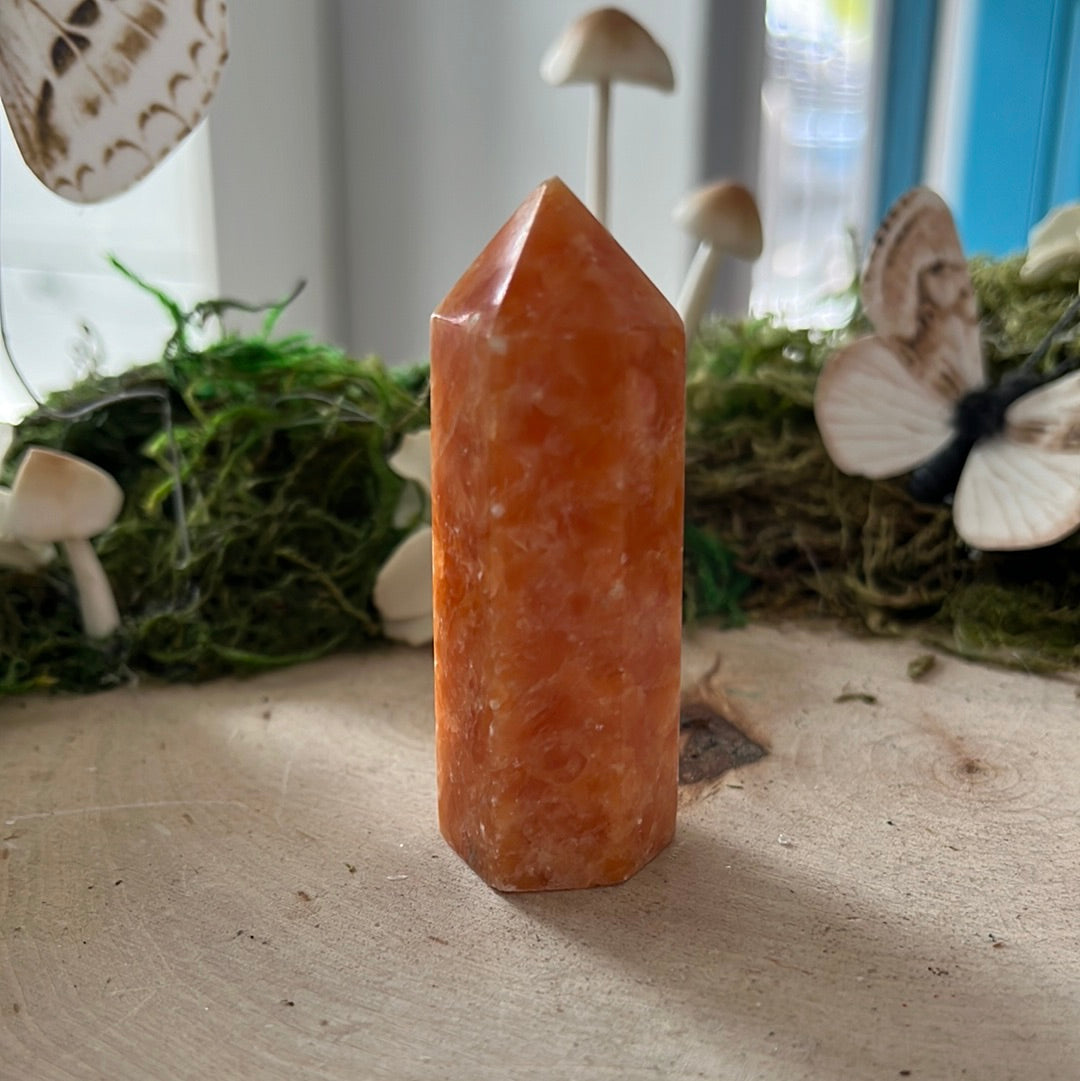 Orange Calcite Towers