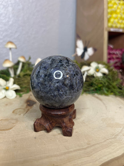 Iolite/Emerald/Mica Sphere