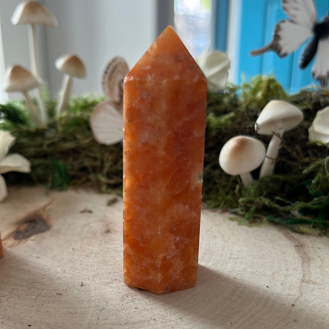 Orange Calcite Towers