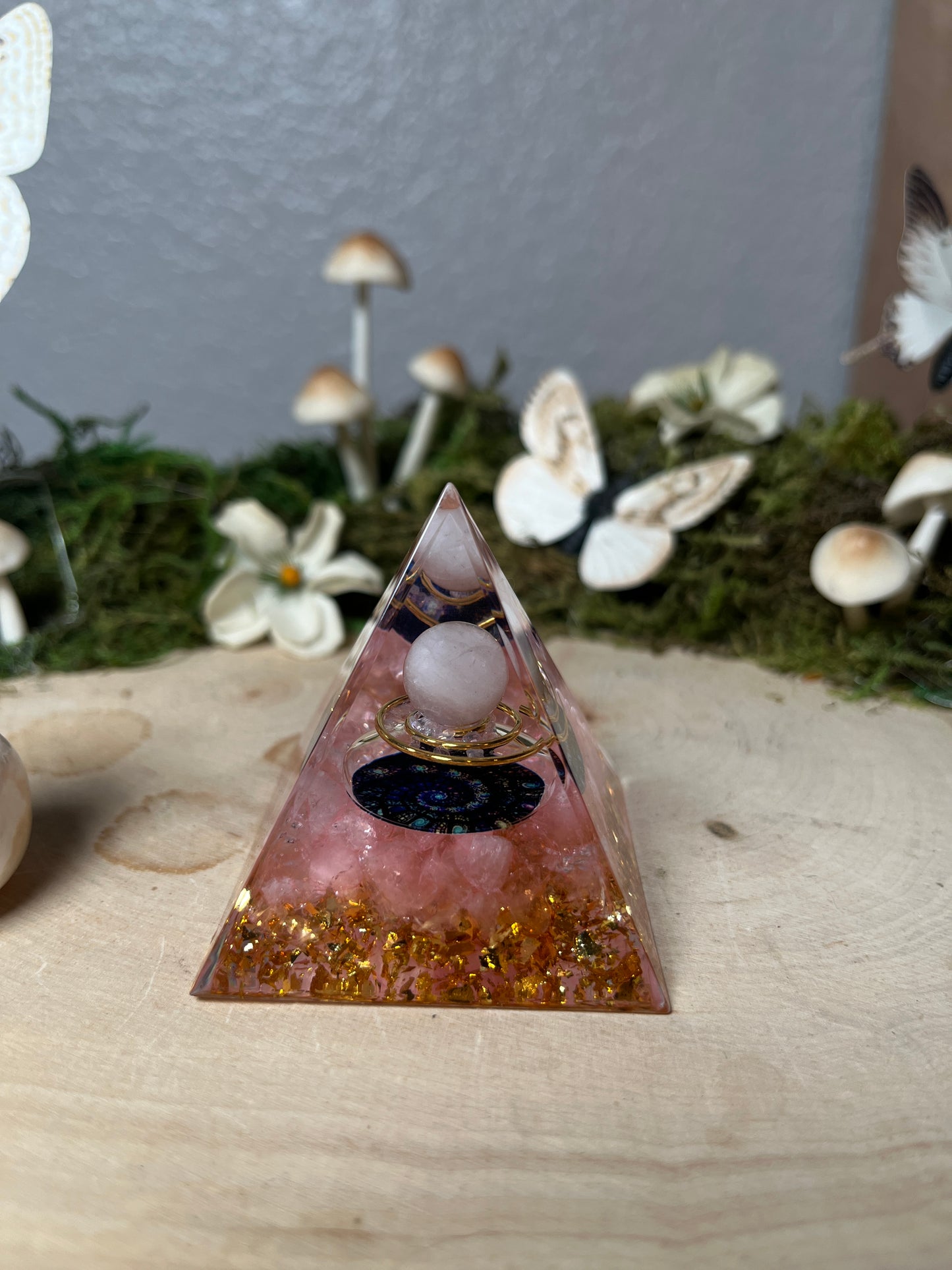 Resin pyramid