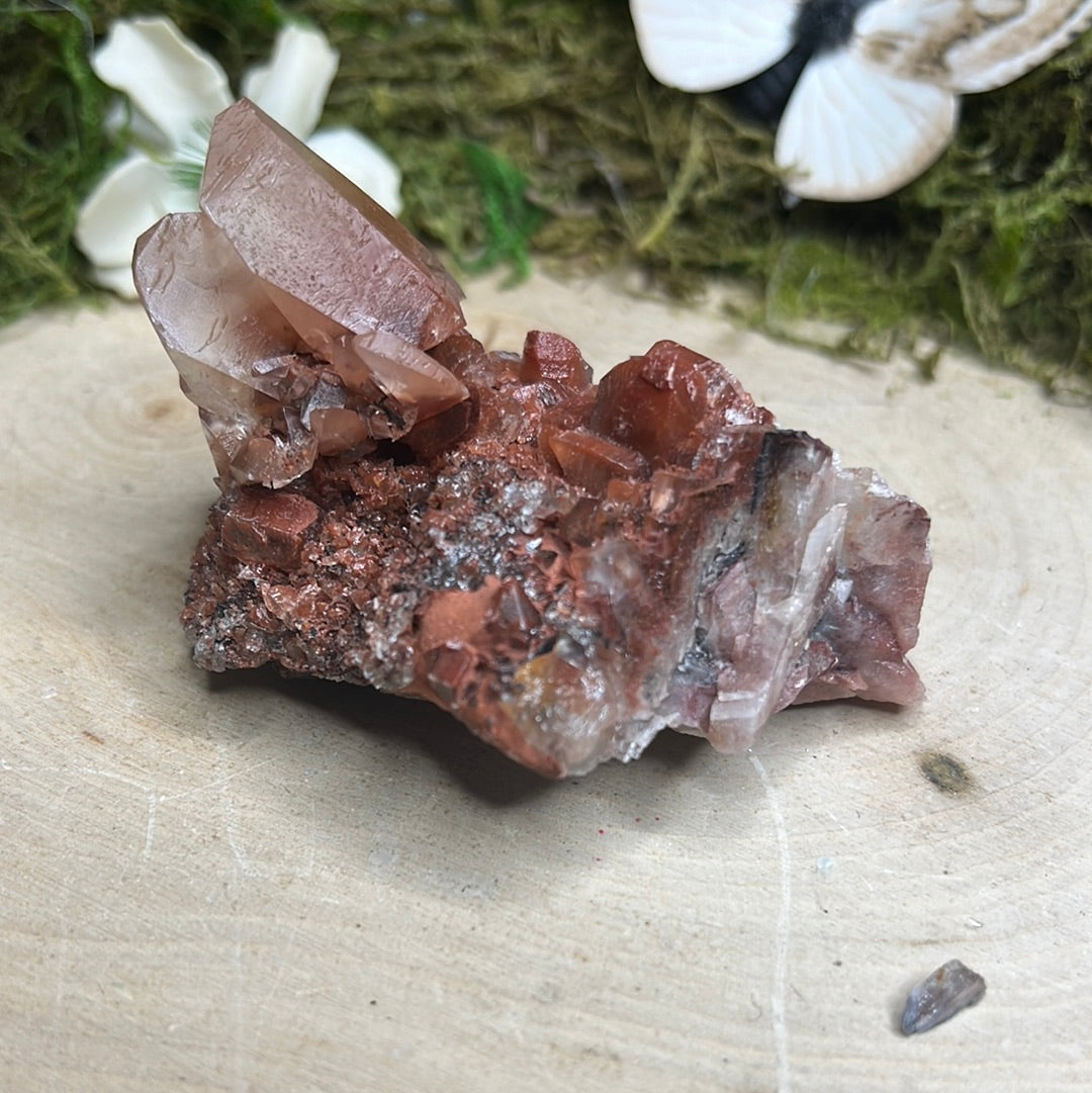 Red Calcite Specimen