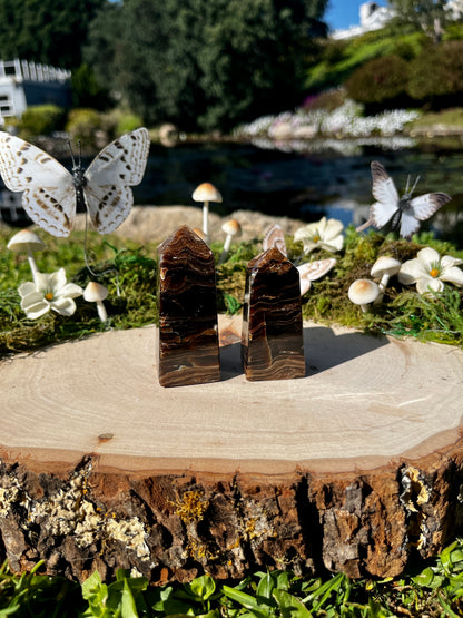 Chocolate Calcite Towers