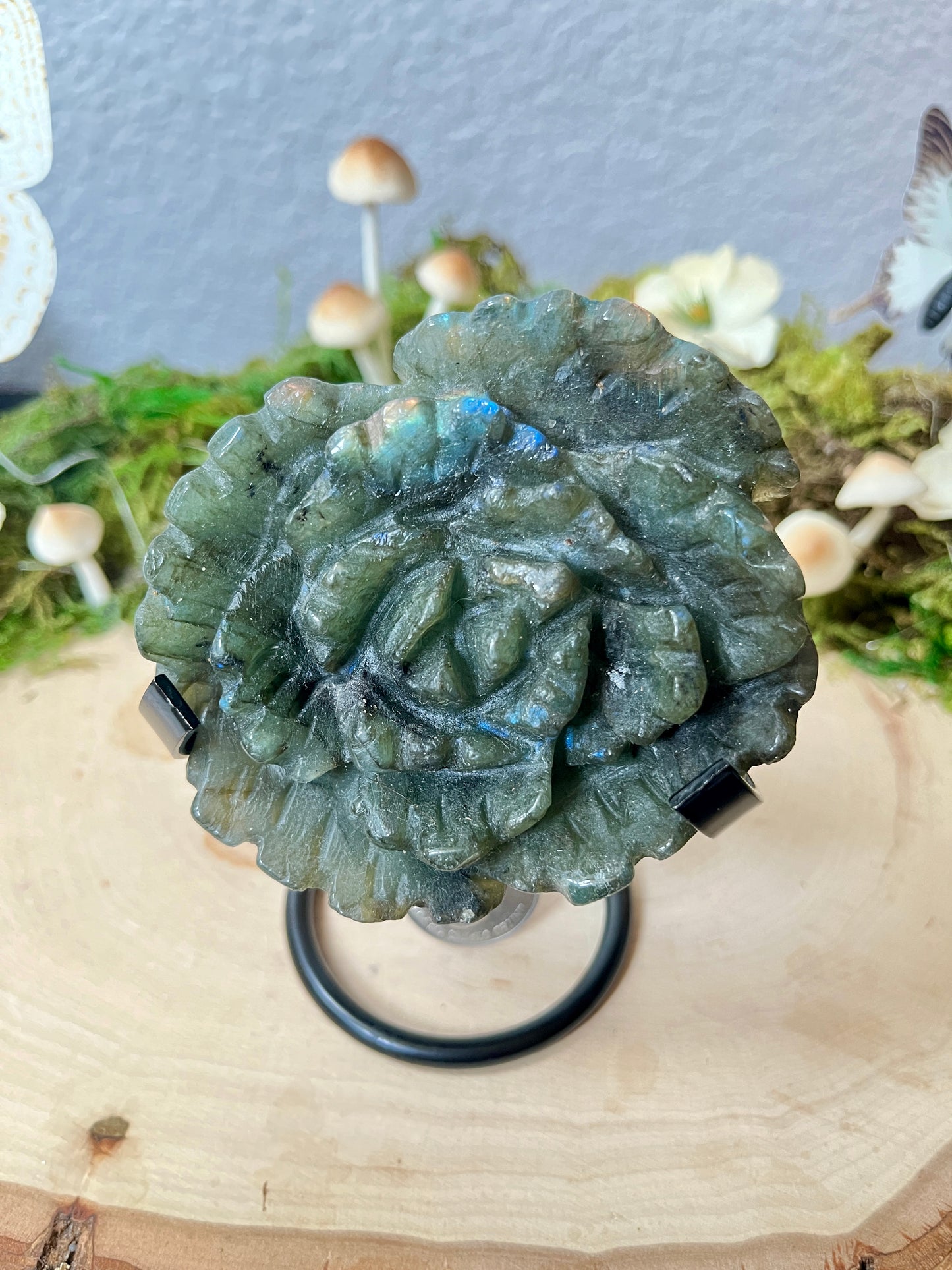 Labradorite Flower and stand