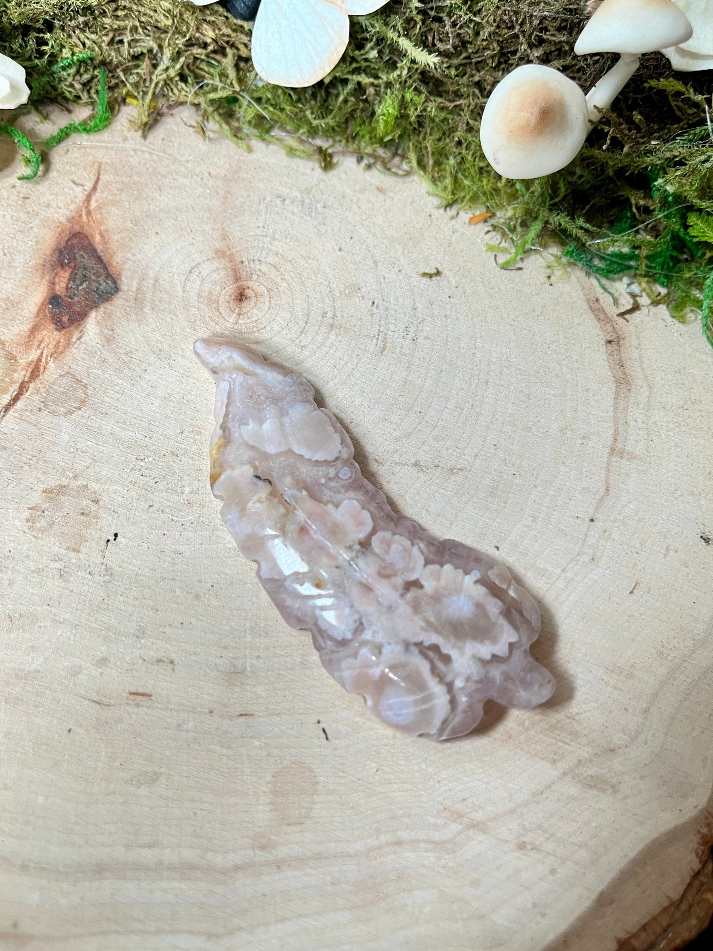 Flower Agate Feather