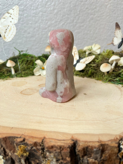 Pink Opal Ghost Face