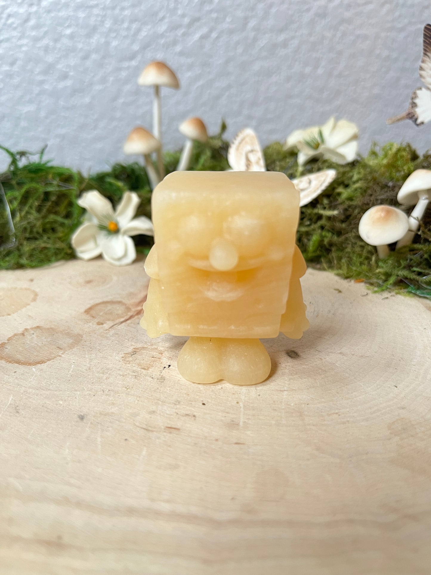 Yellow Calcite SpongeBob