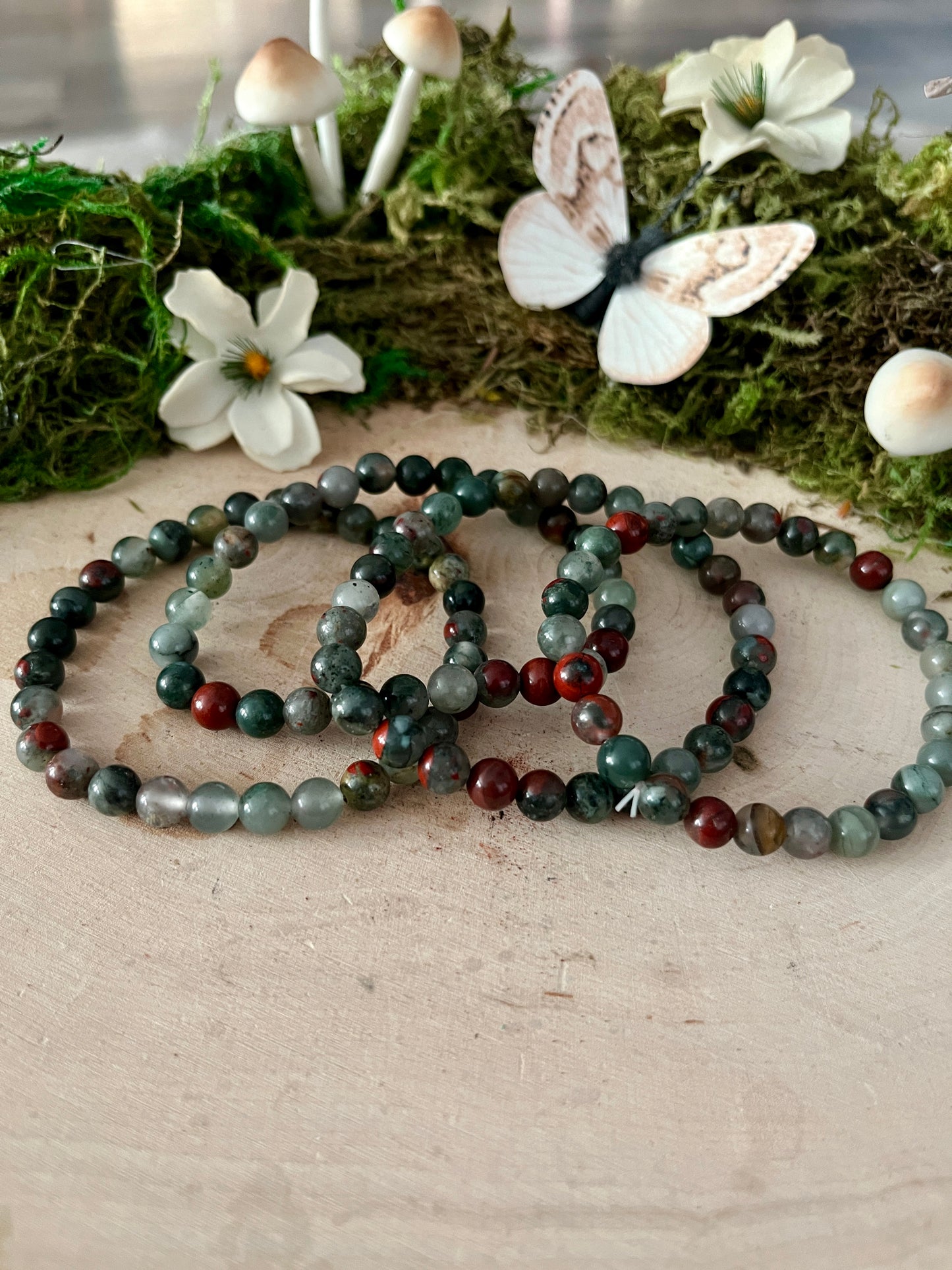 African Bloodstone Bracelet