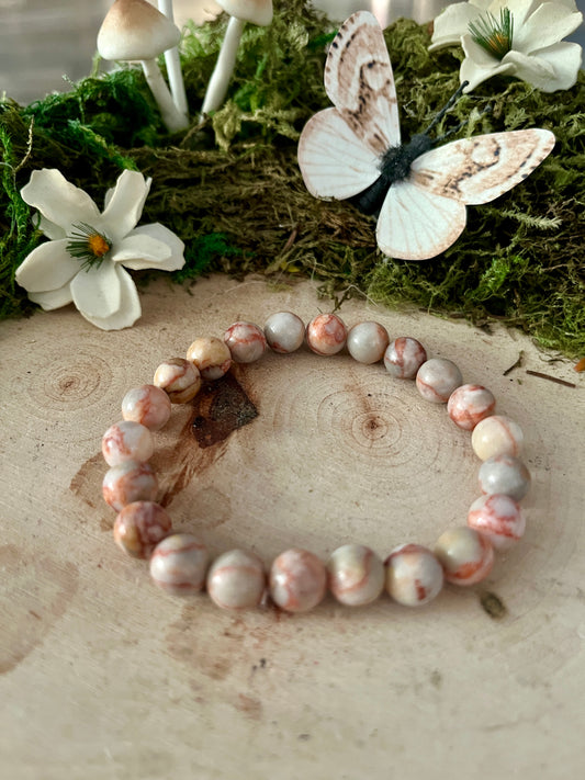 Blood Vein Jasper Bracelet