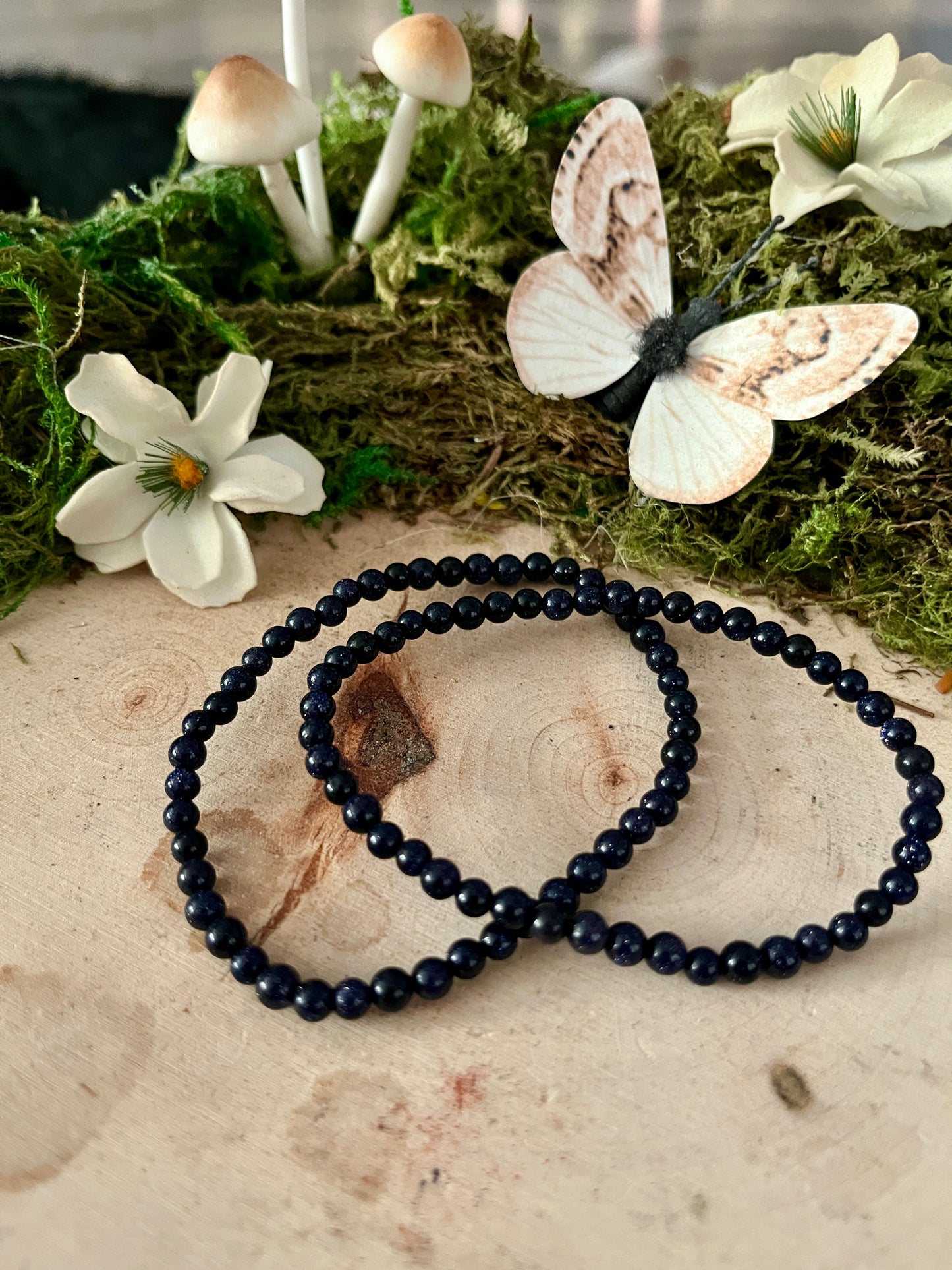 Blue Sandstone Bracelet