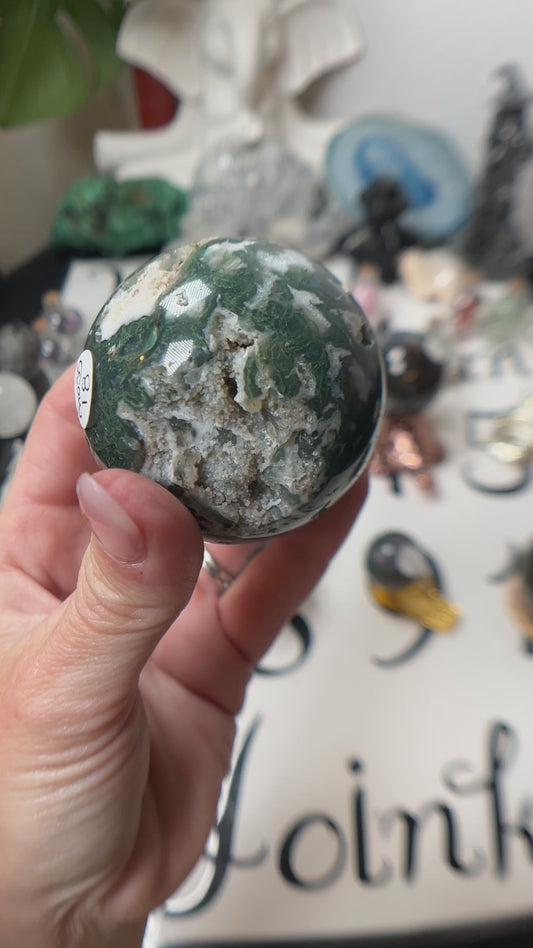 Moss Agate Sphere