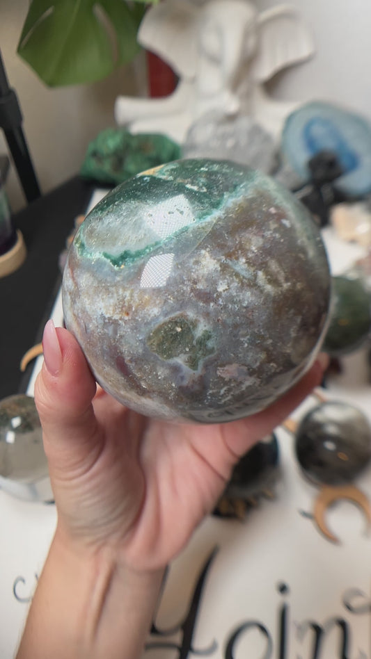 Ocean Jasper Sphere